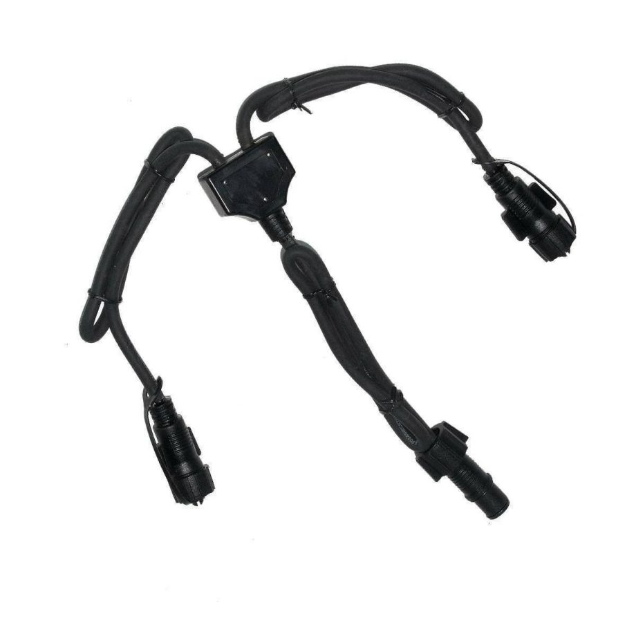 Black or White Y Cord Connector, Connectable (PROFESSIONAL RANGE)